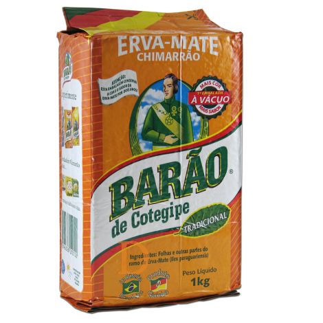 Barao De Cotegipe Tradicional vakuumverpackt - Mate Tee aus Brasilien 1kg (für Chimarrao)