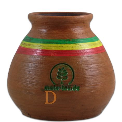 Mate Becher Keramik Bandera Rastafari