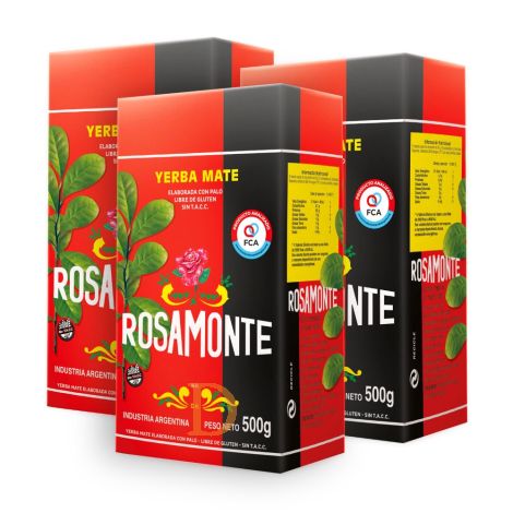 Rosamonte - Mate Tee aus Argentinien 3 x 500g