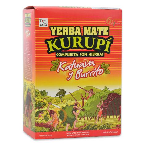 Kurupí Katuava y Burrito - Mate Tee aus Paraguay 500g