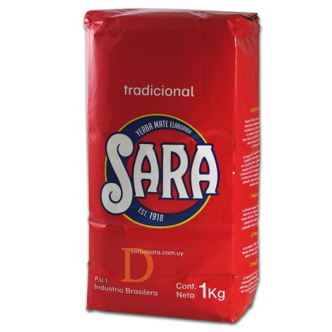 Sara Roja Tradicional Sin Palo (ohne Stängel) - Mate Tee aus Uruguay 1kg