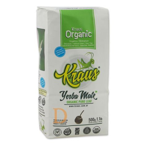 Bio Mate Tee - KRAUS PURE LEAF (Fair Trade, ungeräuchert, ohne Stängel) - Mate Tee aus Argentinien 500g