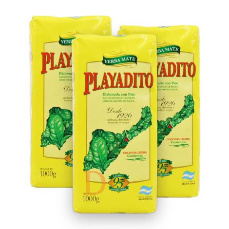 Playadito - Mate Tee aus Argentinien 3 x 1kg
