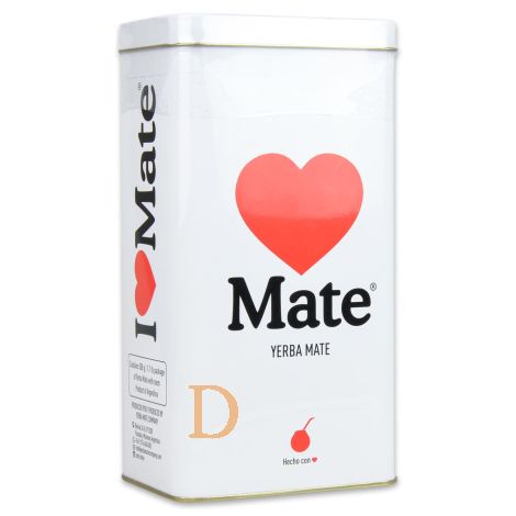 Dose I LOVE Mate - mit 500g Mate Tee