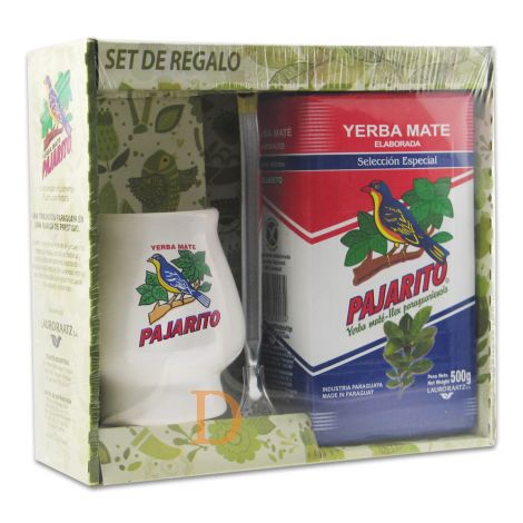 Mate Set Pajarito Keramik - Mate Tee aus Paraguay