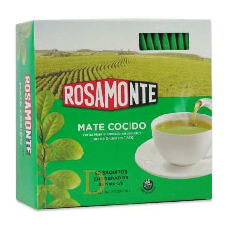 Waden Schotel Aanhankelijk Rosamonte - 50 Teebeutel - Mate Tee aus Argentinien