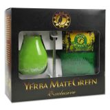 Mate Set - Yerba Mate Green + Mate Keramik Grün + Bombilla (MHD 1.12.2019)