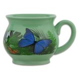 Mate cup ceramic Mariposa (Butterfly)