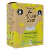 Natural Green FRESH LEMON - organic yerba mate 500g (unsmoked, without powder) VACUUM PACKED